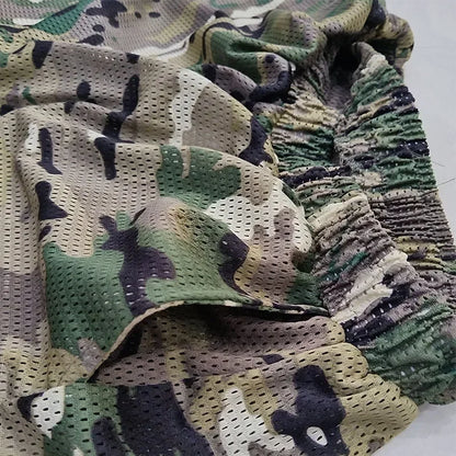 Mesh Ghillie Suit – Breathable Camo Hoodie &amp; Pants Set for Hunting, Fishing &amp; Tactical Use