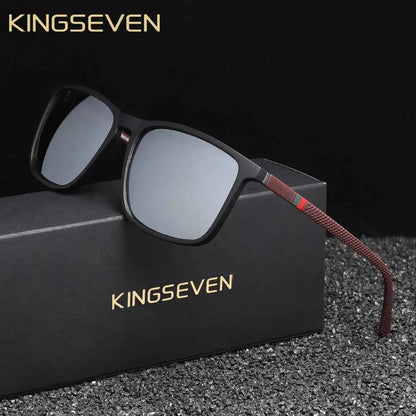 KINGSEVEN 7365 Polarized Sunglasses – TR-90, UV400, Rectangle, Unisex