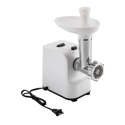 Electric Meat Grinder &amp; Sausage Stuffer – 400W/1000W Peak | 3 Plates | Copper Motor | 110V &amp; 220V | Model MG-S1