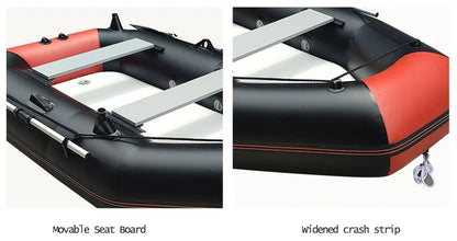 New 1.75~3.6m Inflatable Fishing Boat PVC 0.7mm Thickened Kayak Canoe Boat Sea Drifting Boat Rubber  Kayak Canoe Boat Drifting Boats