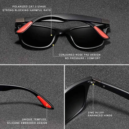 KINGSEVEN Original Brand Sunglasses Men Women Driving Square Frame Classic Polarized Glasses Male Goggle Anti-UV400 Eyewear