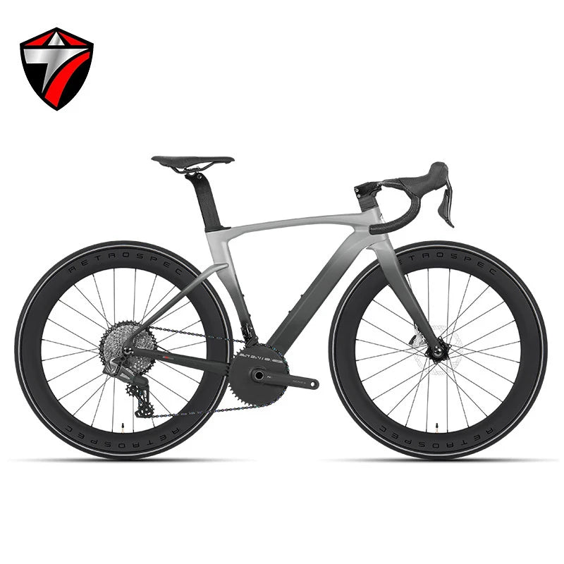 TWITTER Full Carbon Light Weight Wireless Road Bike With WheelTop Wireless Electronic GEX-12S Shifting Carbon Wheels Bicycle