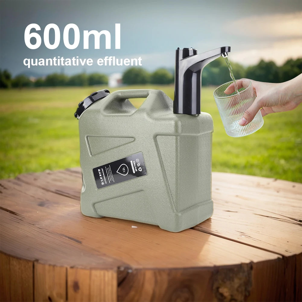 Wireless Water Pumping Device USB Rechargeable Mini Water Pump One Key Switch Auto Water Pump for Camping Water Tank