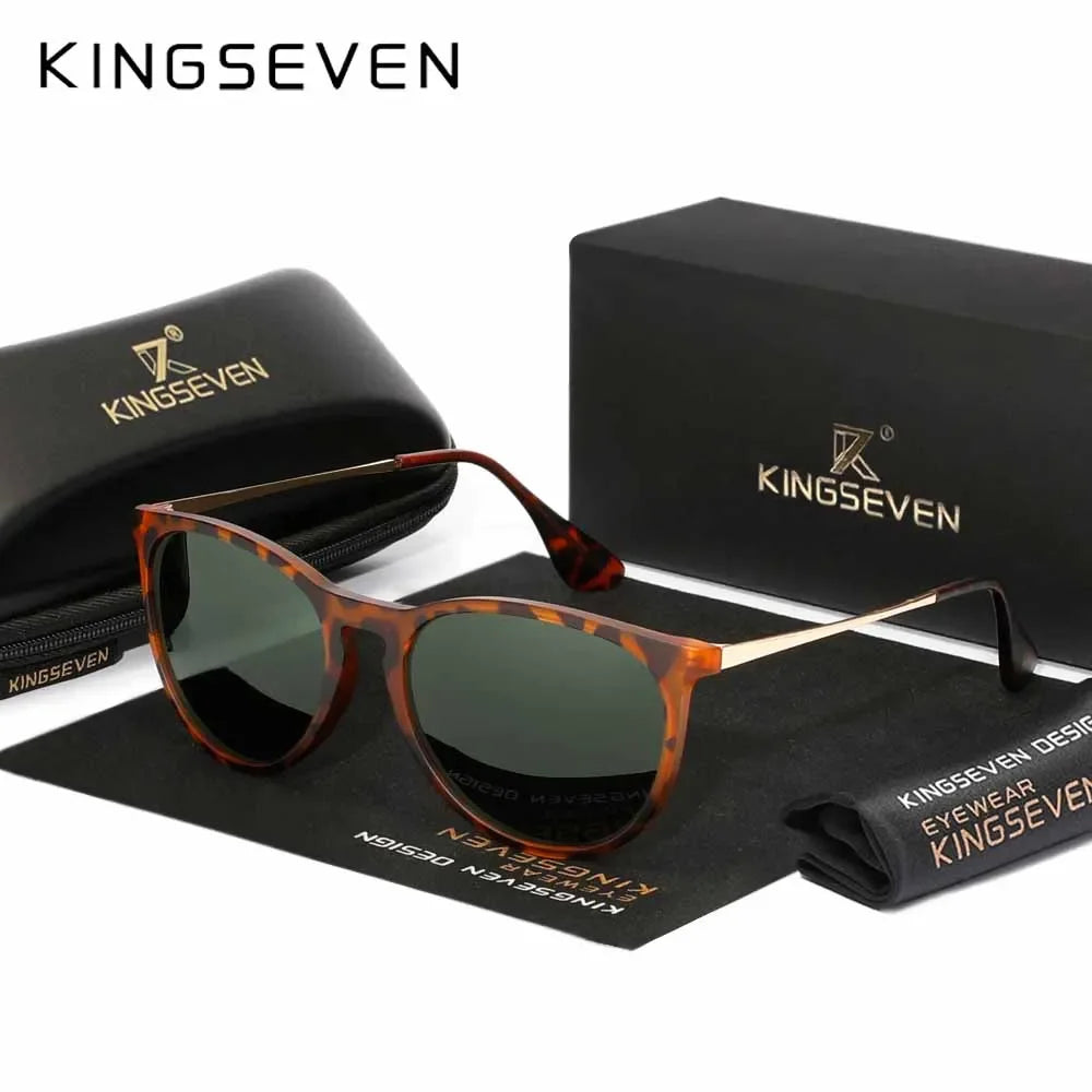 KINGSEVEN S28 Cat Eye Sunglasses – Plastic Frame, UV400, Women