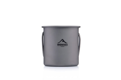 Camping Mug Titanium Cup  Tableware Picnic Utensils Outdoor