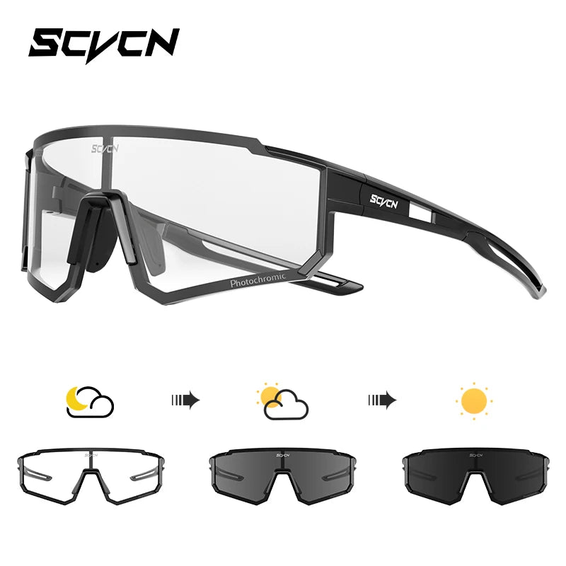 SCVCN Y2K Cycling Sunglasses – UV400 Polycarbonate Road Bike Glasses for Men &amp; Women | Street, Driving, Hiking, Golf