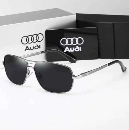 Audi Sunglasses Polarized UV400 Driving Sunglasses for Men/Women Square Frame Glasses Wholesale Gift for Auto Enthusiasts 5571
