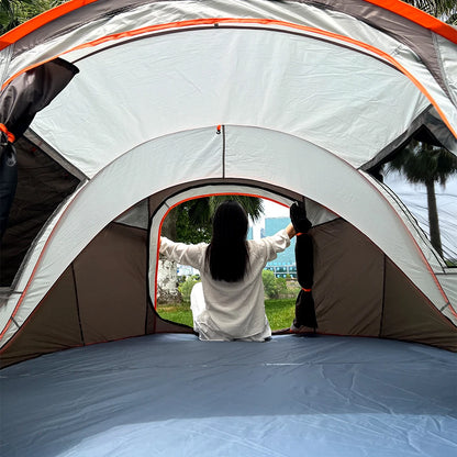 Quick-Open Pop-Up Camping Tent – Waterproof 4-Season Tent for 3–8 People, Instant Setup