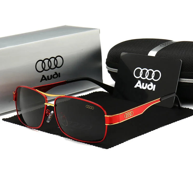 Audi Polarized Sunglasses – UV400 TAC Lens Anti-Glare Alloy Frame for Driving, Cycling &amp; Outdoor