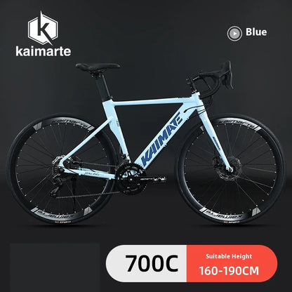 Aluminum Alloy Bent Handlebar Hidden Cable Road Bike Bicycle for Students and Teenagers