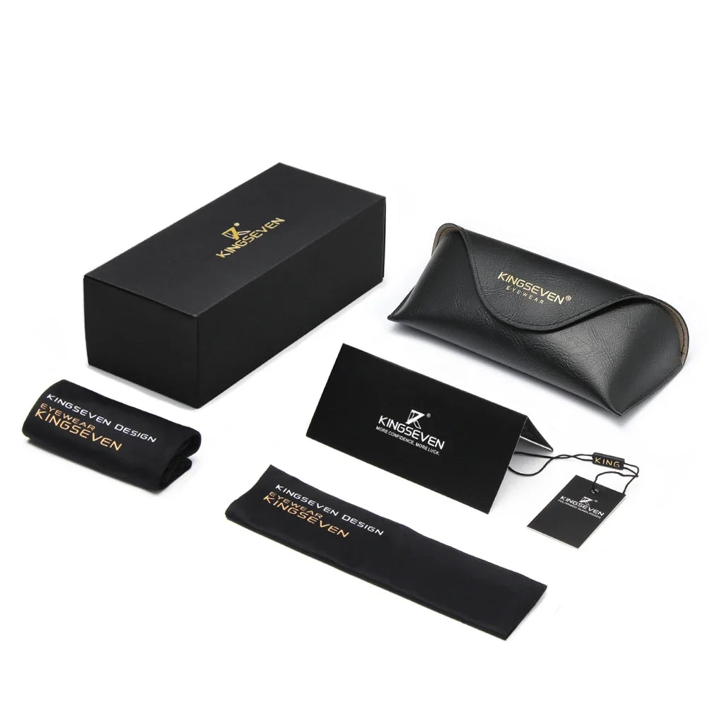 KINGSEVEN 7891 Polarized Sunglasses – Stainless Steel, Photochromic, UV400, Unisex