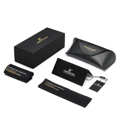 KINGSEVEN 7891 Polarized Sunglasses – Stainless Steel, Photochromic, UV400, Unisex