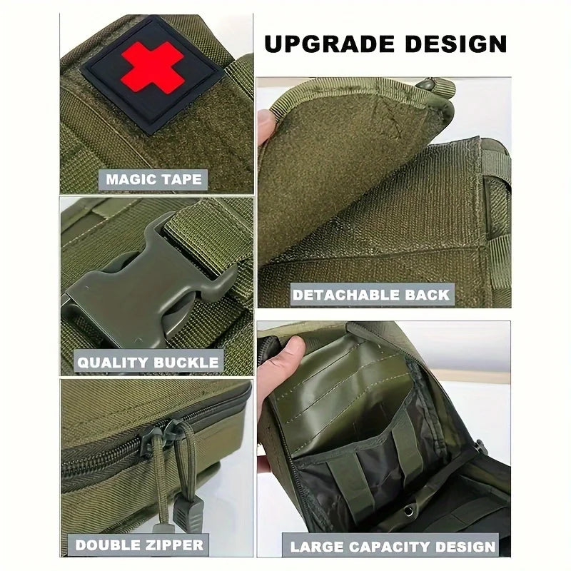 205pcs Universal First Aid Kit for Home, Travel, Outdoor &amp; Emergency. Compact &amp; Complete. Fast Delivery!