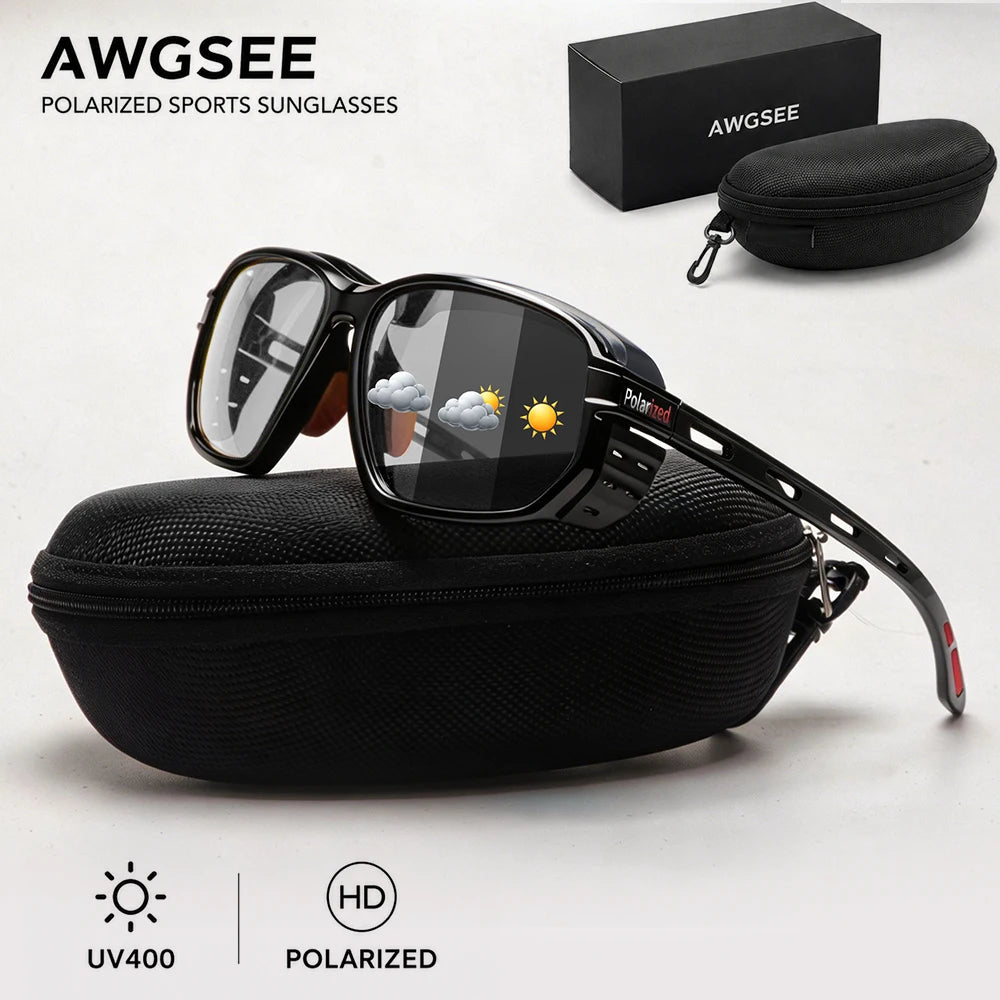 Polarized Fishing &amp; Sports Goggles – Foam Seal, Photochromic Option, UV400, 5 Lens Modes
