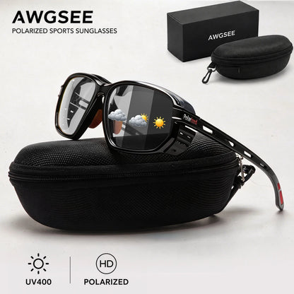 Polarized Fishing &amp; Sports Goggles – Foam Seal, Photochromic Option, UV400, 5 Lens Modes