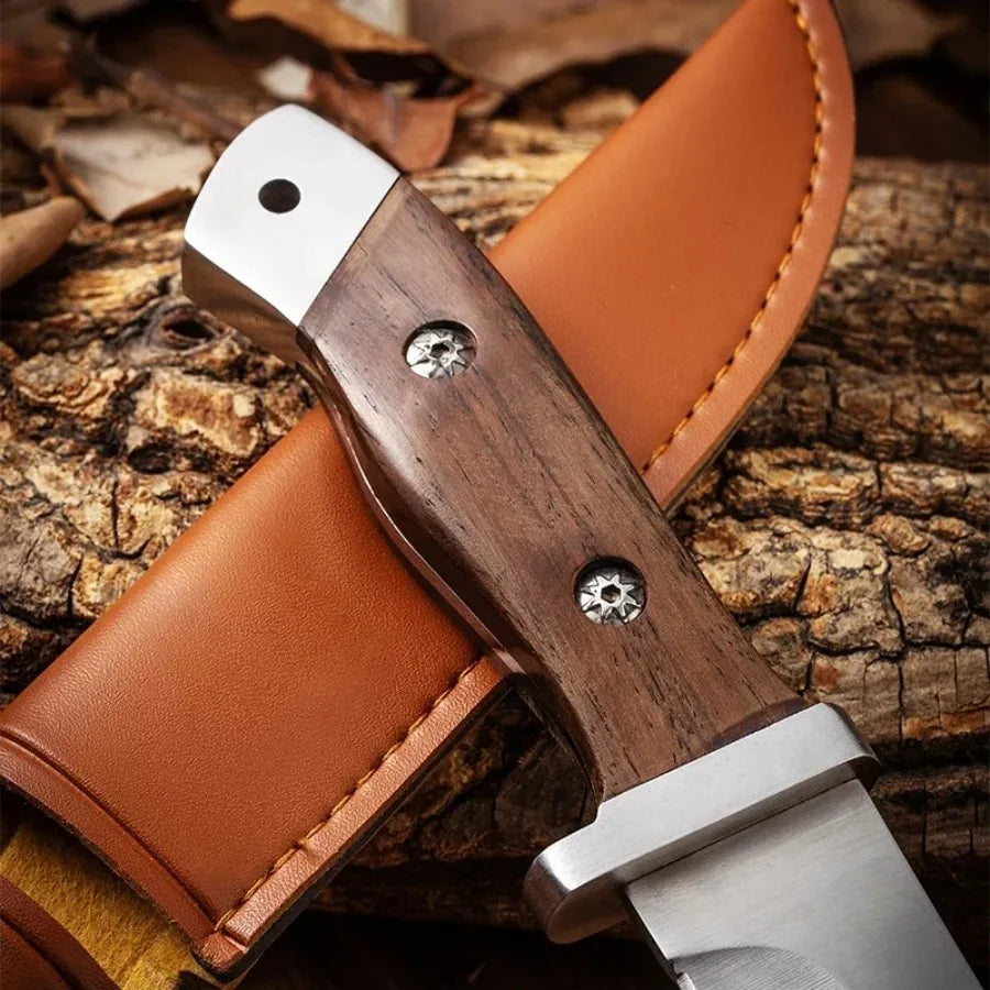 Outdoor camping knife, 5CR corrosion-resistant steel blade