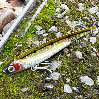 GOBAIT Metal VIB Fishing Lure Kit – 20g, 25g &amp; 30g | Holographic Laser Skin | Treble Hook | Sea, Pike &amp; Bass