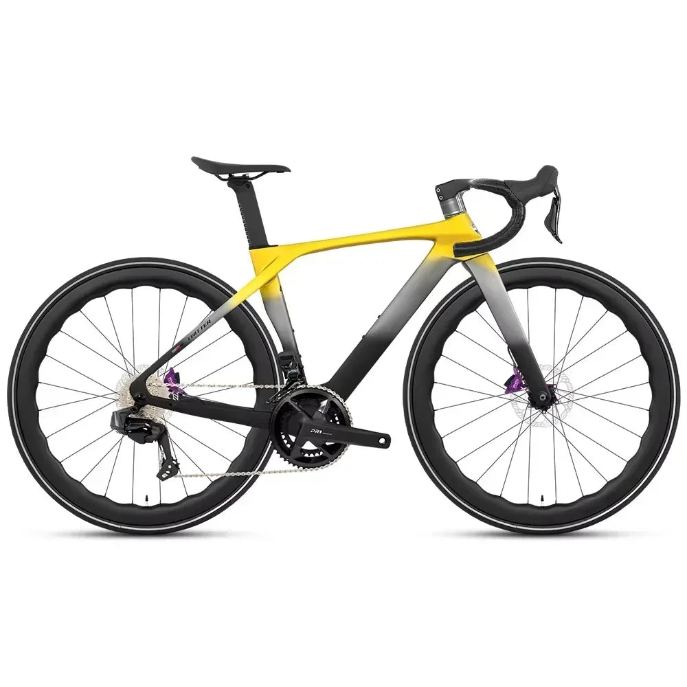 TWITTER T10pro Electronic Variable Speed,bicycle EDS TX7100-24Speed T800 Carbon Fiber Road Bike,Hydraulic Disc Brake велосипед
