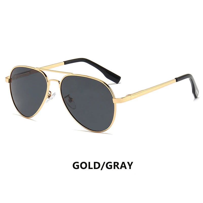 Aviation Pilot Polarized Sunglasses UV400 – Alloy Frame, Anti-Glare, Unisex