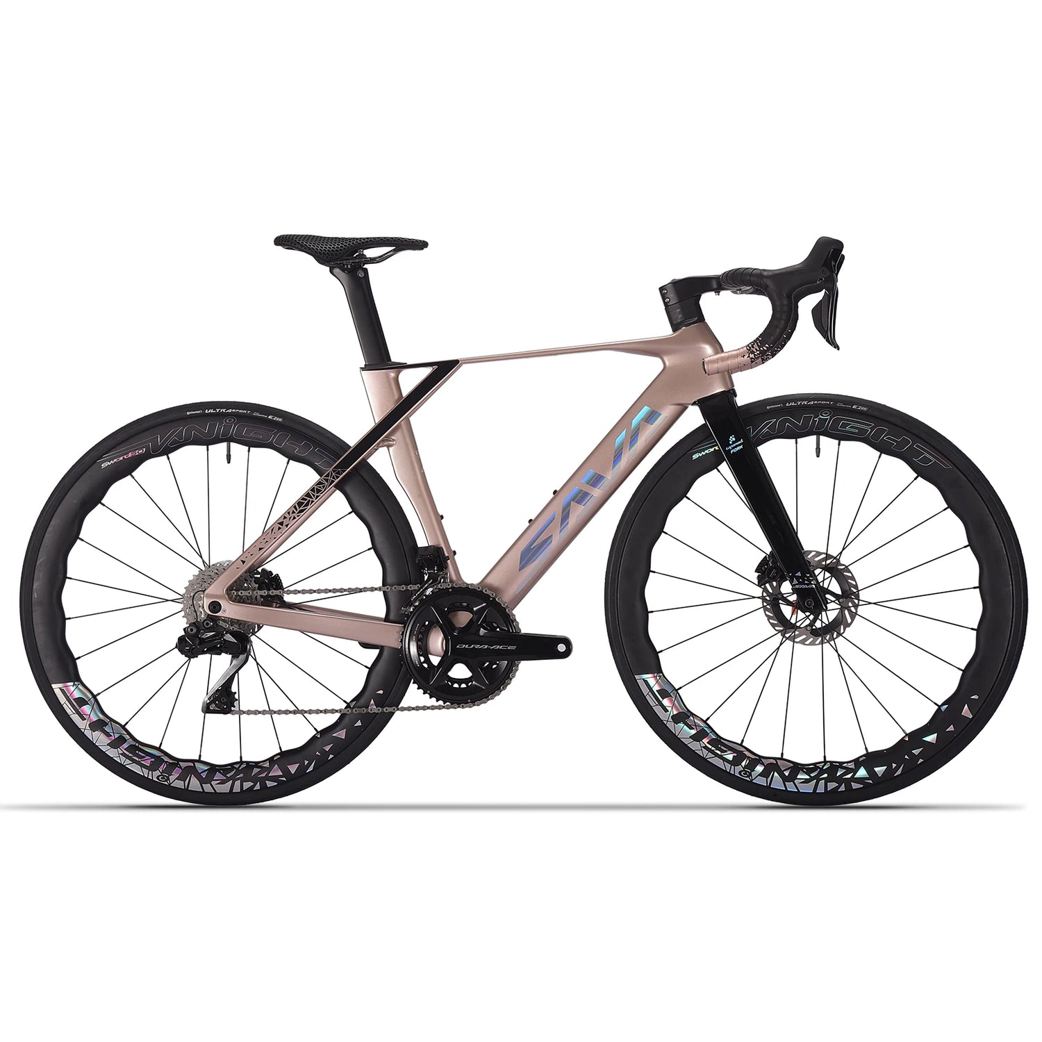 SAVA CRN R9 Full Carbon Fiber Electronic Shift Road Bike Ultra-lightweight 7.3kg Equipped with SHIMANO DURA-ACE 9270 Di2 Kit