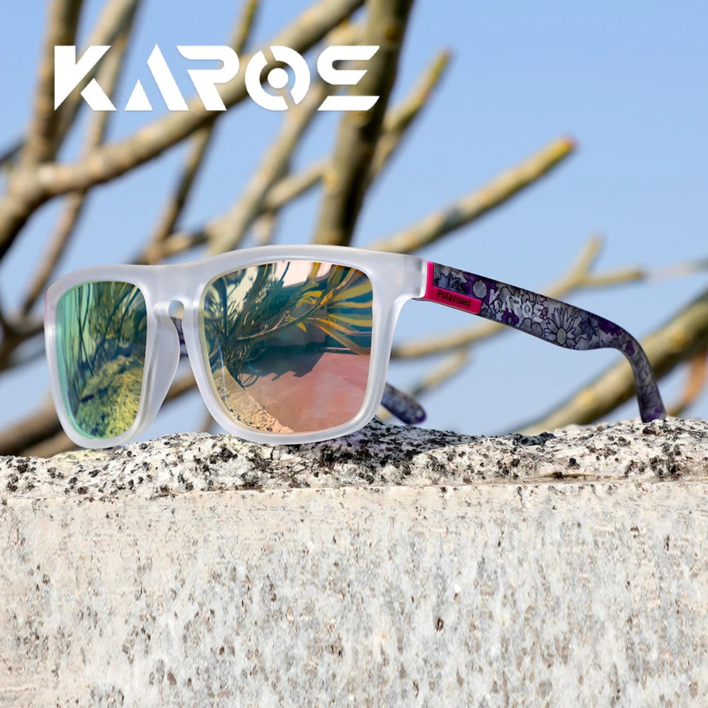 KAROS YZ2024 Polarized Square Sunglasses – UV400 Unisex, Outdoor Sport
