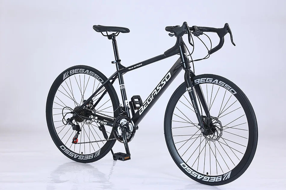 Cross-border wholesale 700C geared unisex road bike for urban outdoor commuting, adult student