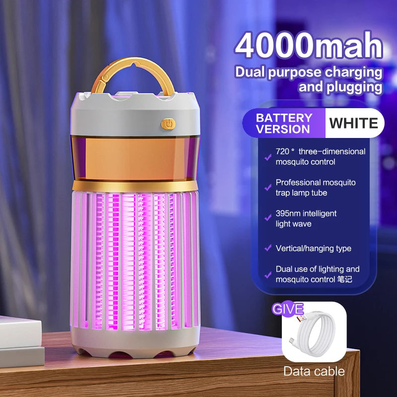 3-in-1 Mosquito Repellent Lamp Camping Lighting Insect Repellent Home Nightlight Electric Shock Mosquito Repellent Household