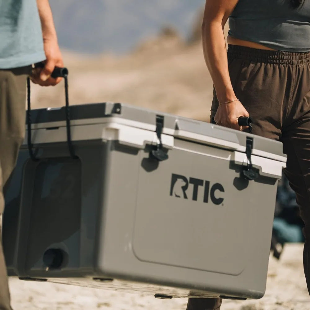 52-Quart Ultra-Light Hard Cooler – Insulated Ice Chest for Camping, Fishing, Beach &amp; Hunting