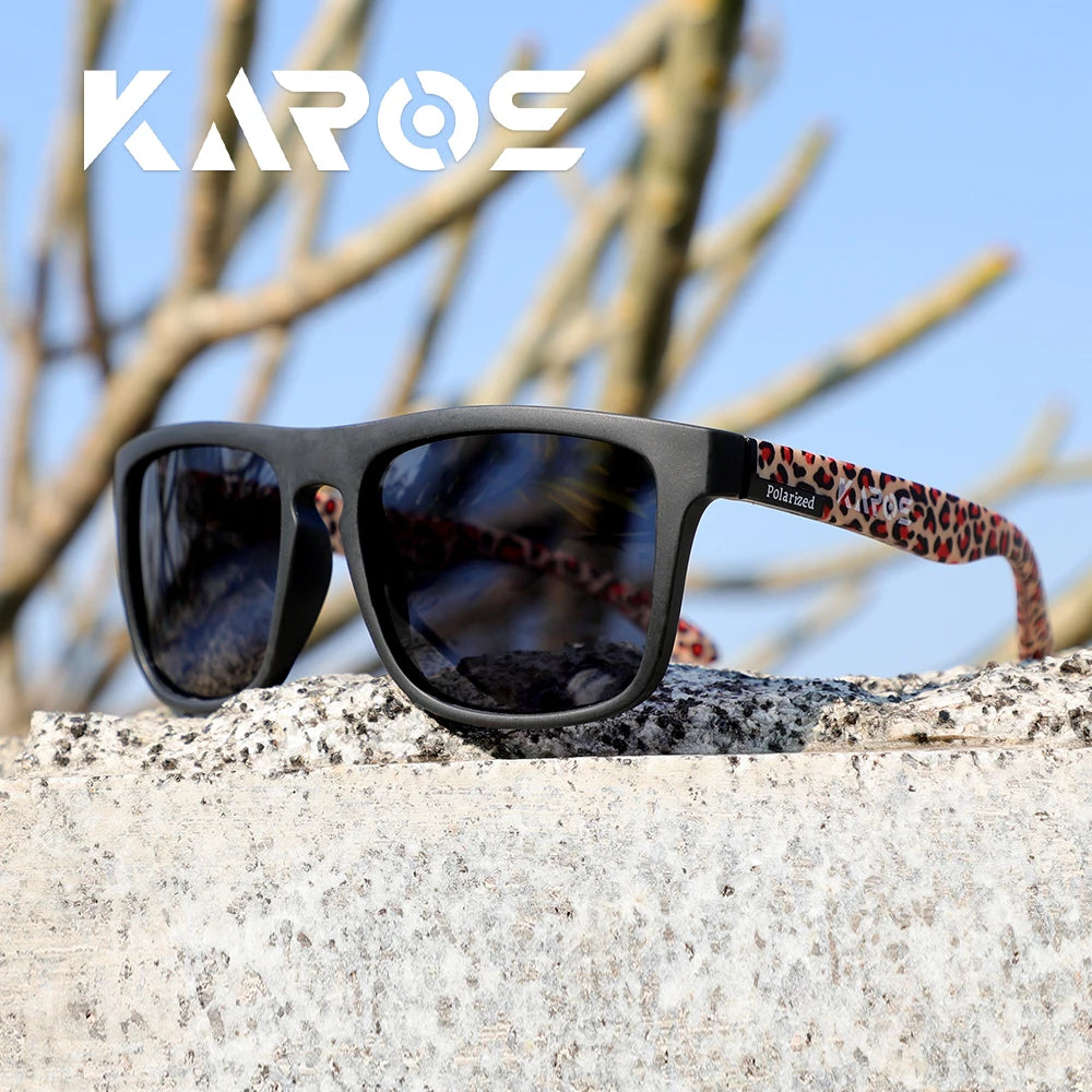 KAROS YZ2024 Polarized Square Sunglasses – UV400 Unisex, Outdoor Sport