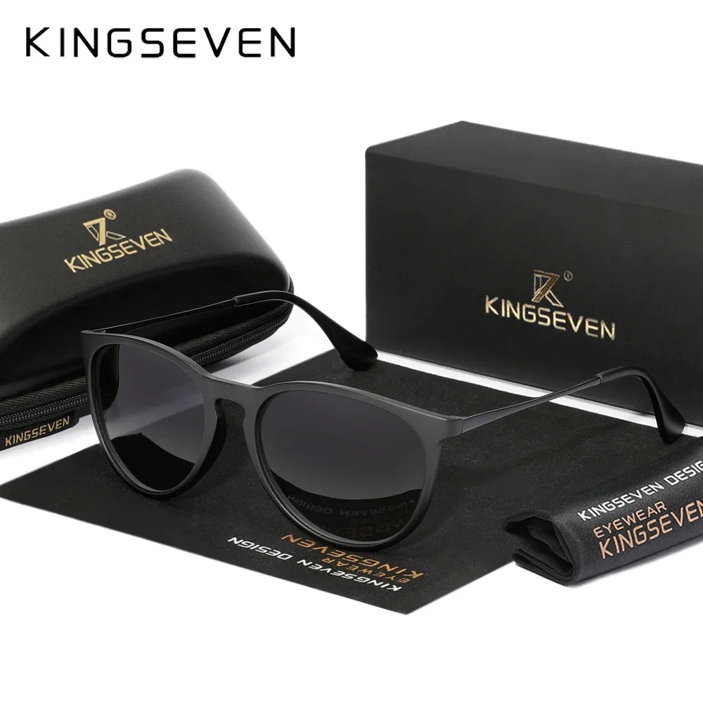 KINGSEVEN S28 Cat Eye Sunglasses – Plastic Frame, UV400, Women
