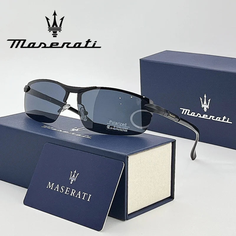 Premium Pilot-Style Polarized Driving Sunglasses – UV400 Mirror Lenses Anti-Reflective Alloy Frame Unisex Outdoor Eyewear (Model 81808)