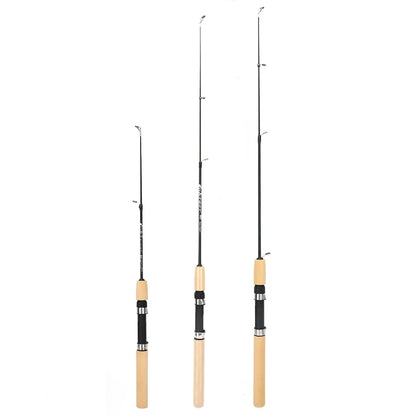 60/80/100cm Ice Fishing Pole Portable Carbon Fish Pole Light Weight River Comfortable Grip Carp Tackle Pesca Fishing Equipment