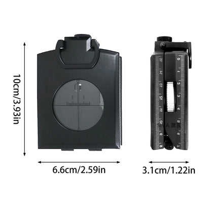 Phosphorescent Lensatic Compass – High-Precision Navigation for Hiking, Camping &amp; Survival