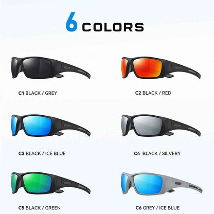 KDEAM High Quality TR90 Material Riding Sunglasses Men&