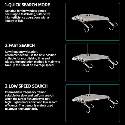 18-Piece Metal VIB Fishing Lure Kit – 5g–30g Sinking Blade Spinner | 3D Eyes | Bass, Pike &amp; Perch | All Waters