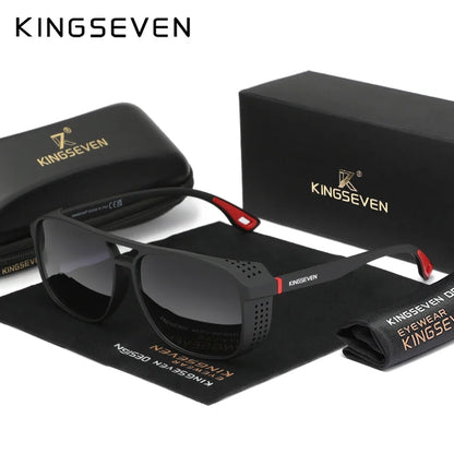 KINGSEVEN Fashion Large Frame Polarized Sunglasses – UV400 Vintage Style