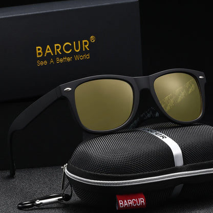 BARCUR Sports Polarized Sunglasses – UV400 Oval PC Frame for Men &amp; Women
