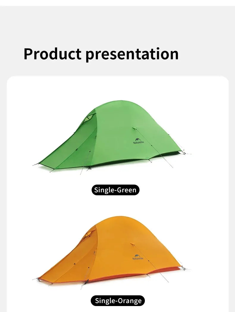 Naturehike Could Up Base 2025 Ultra light trekking tent Tent outdoor camping overnight double camping equipment