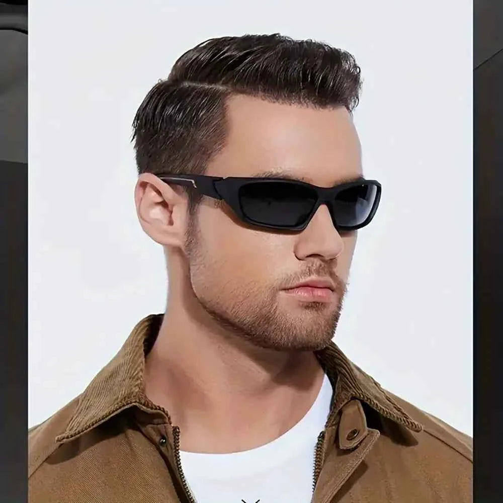 2pcs Advanced Cool Fantasy Polarized Surround Fashion Sunglasses,Men&