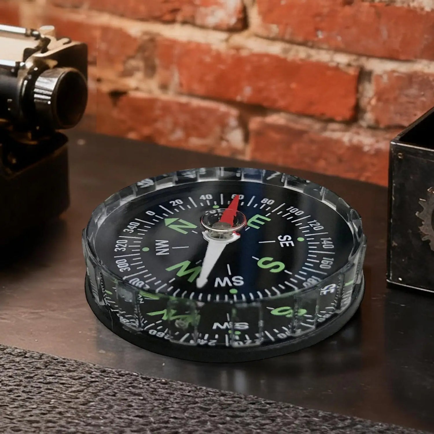 Waterproof Hiking Compass – Multifunctional Sighting Navigation for Survival, Mountaineering &amp; Boating