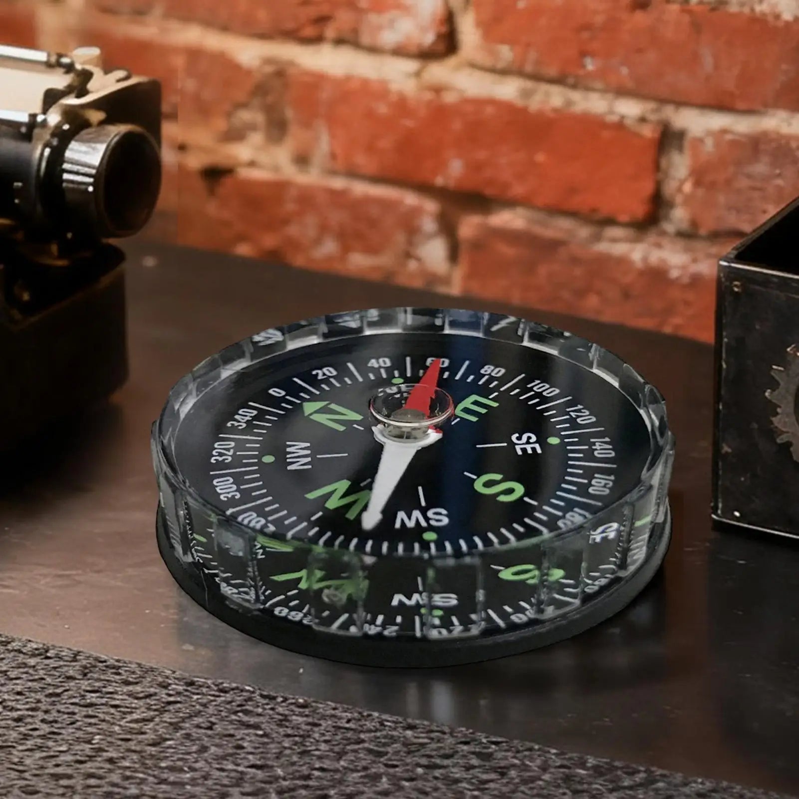 Waterproof Hiking Compass – Multifunctional Sighting Navigation for Survival, Mountaineering &amp; Boating