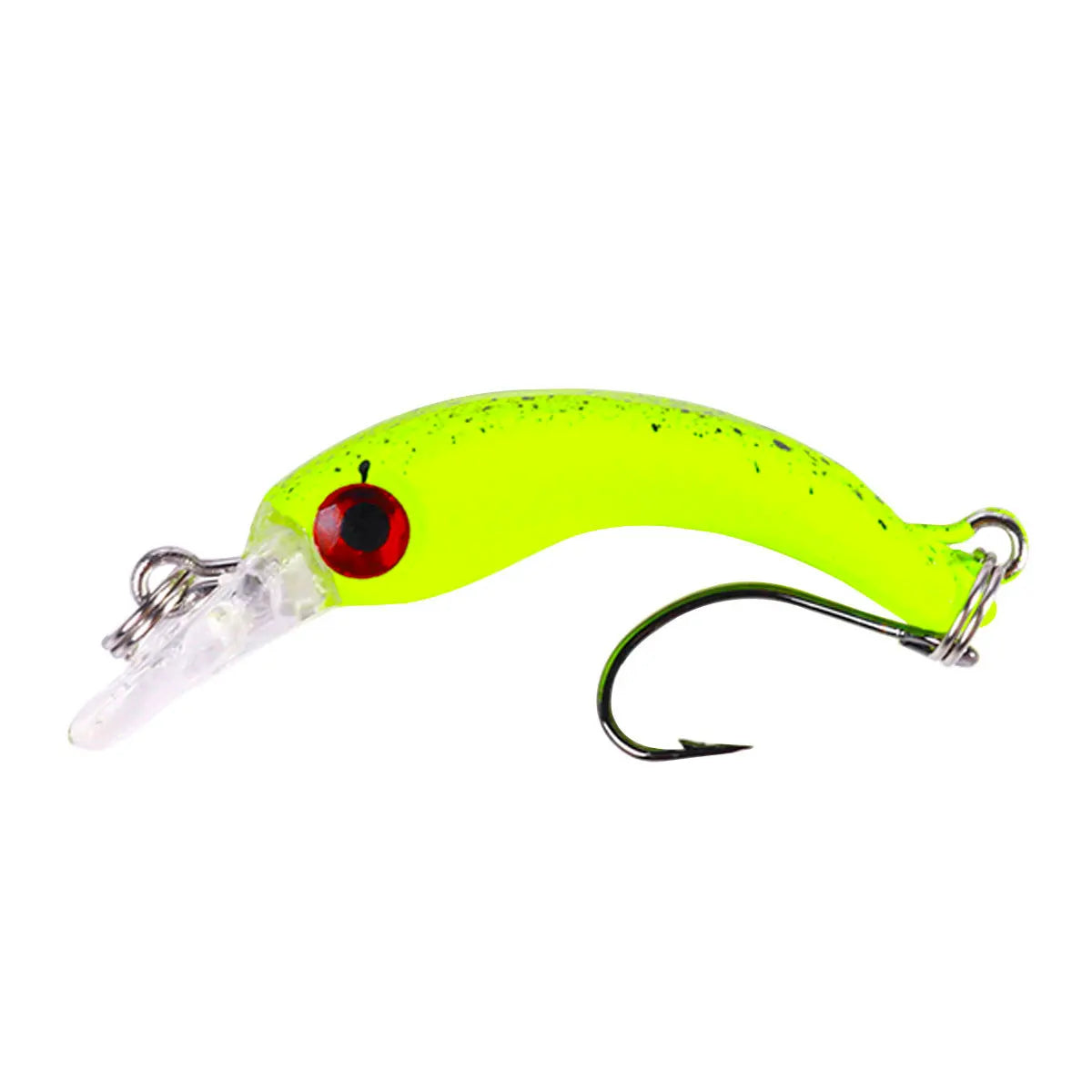 40mm 1.5g Mini Floating Minnow Fishing Lure – Hard Bait Crankbait Wobbler for Trout, Bass &amp; Pike