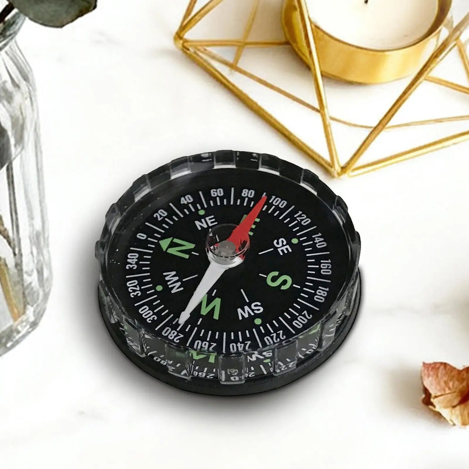Waterproof Hiking Compass – Multifunctional Sighting Navigation for Survival, Mountaineering &amp; Boating
