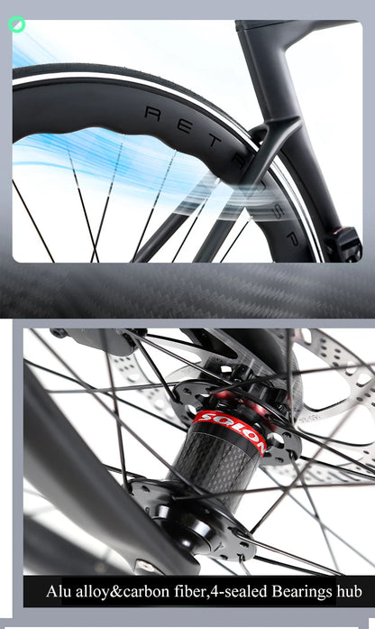 Twitter Full Carbon Road Bike Wireless Electronic Shifting WheelTop EDS TX 2X12 Speed Hydraulic Disc Brake Adult Men&