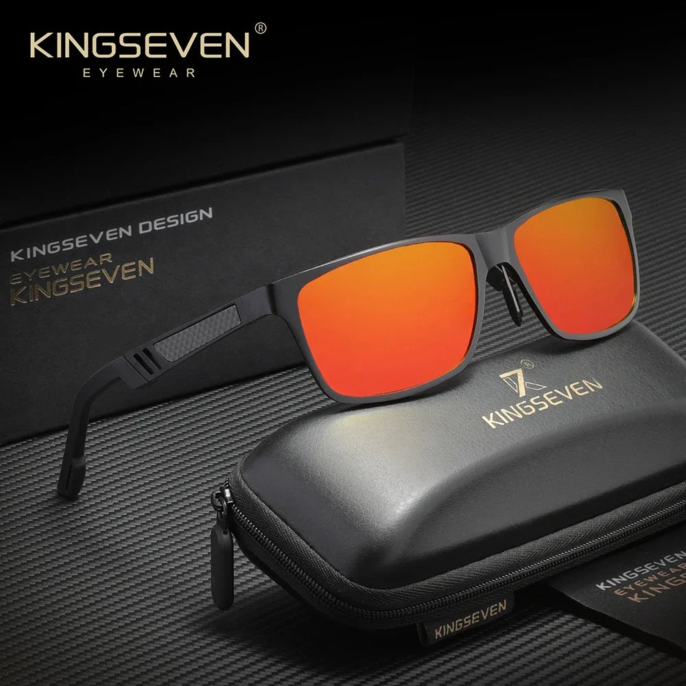 KINGSEVEN Trendy Polarized Sunglasses – UV400 Anti-Glare Outdoor Eyewear for Men &amp; Women