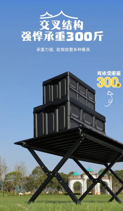 Parasol Tables Camping Cabinet Pliante Tourist Folding Table Outdoor Coffee Portable Folding table