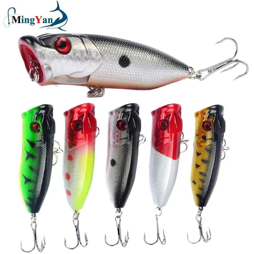 MingYan Topwater Popper Lure – 6.5cm / 12g, ABS Hard Bait, Size 