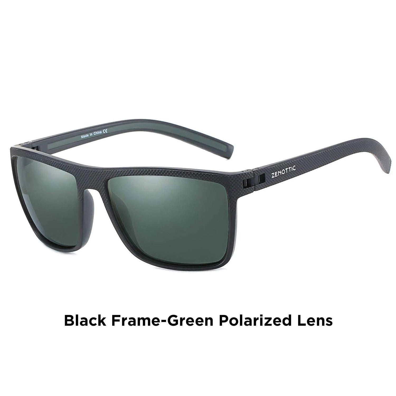 ZENOTTIC Polarized Sunglasses for Men Lightweight TR90 Frame UV400 Protection Square Sun Glasses