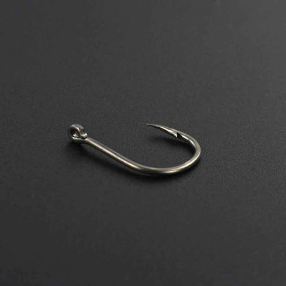 Hirisi X505 PTFE-Coated High Carbon Steel Barbed Carp Hooks – Long Shank, Sizes 