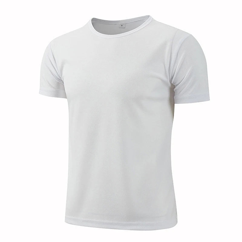 Men Women Short Sleeve Sport T Shirt Gym Jerseys Fitness Shirt Trainer Running T-Shirt  Breathable